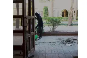  آماده سازی باغ تالار موگه