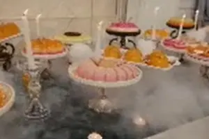  نمونه پذیرایی مراسم باغ تالار کاخ ایرونی گیلان