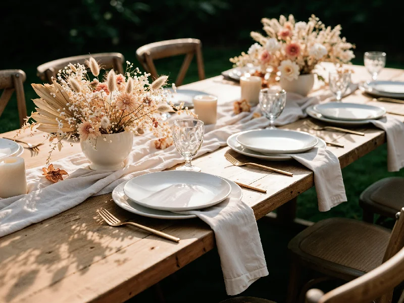 تزئین میز شام عروس و داماد در تالار؛ جدید‌ترین ترندها